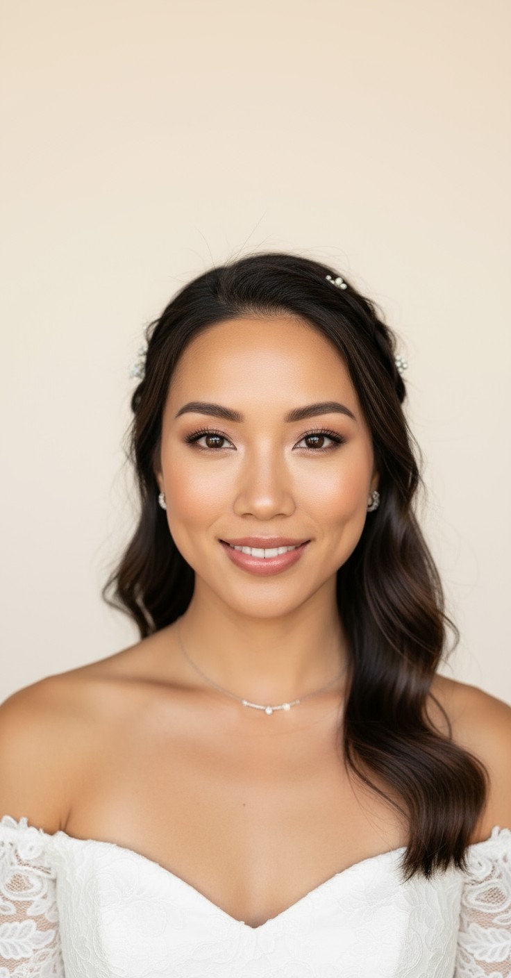 After Bohemian Wedding Hair